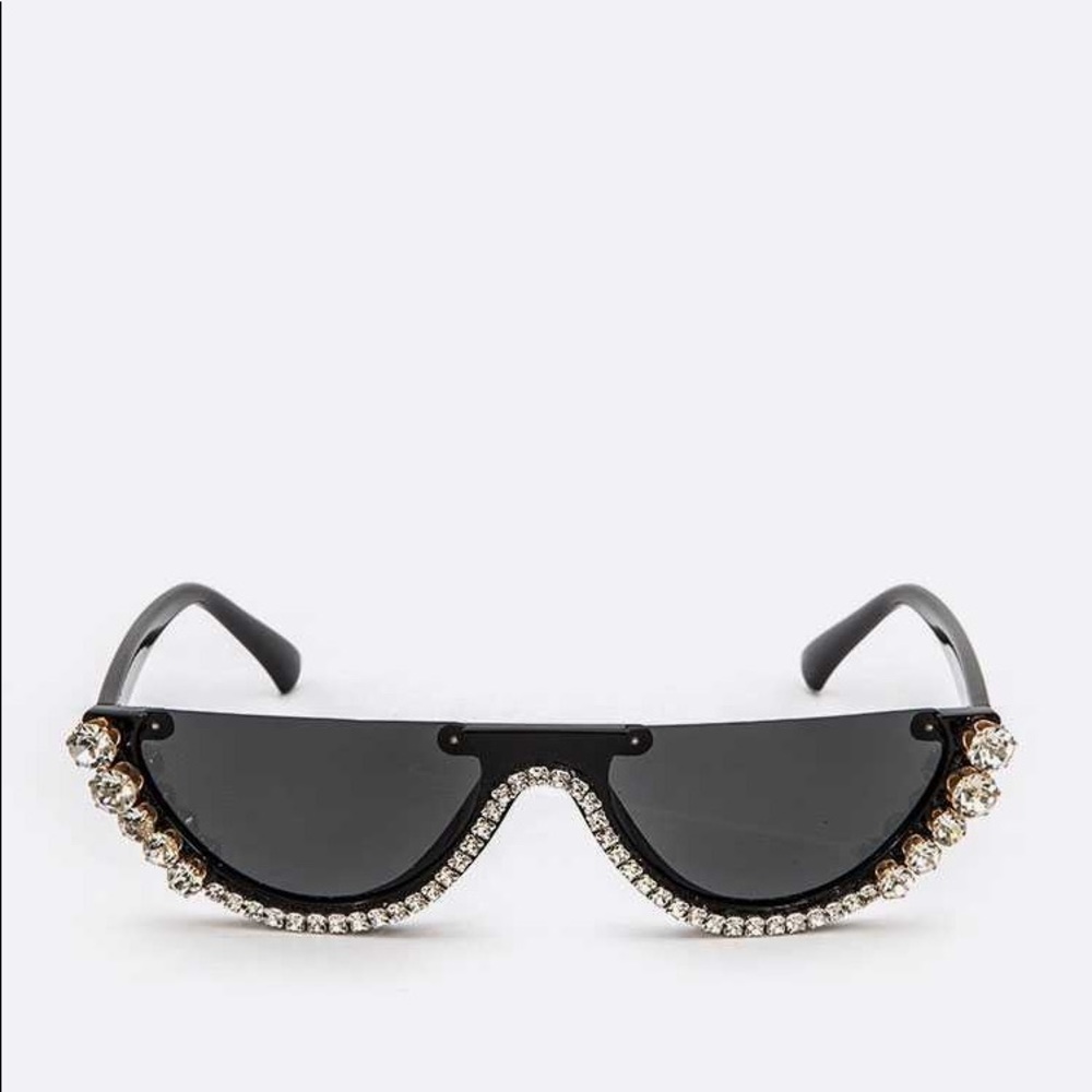 Diamond studded sunglasses